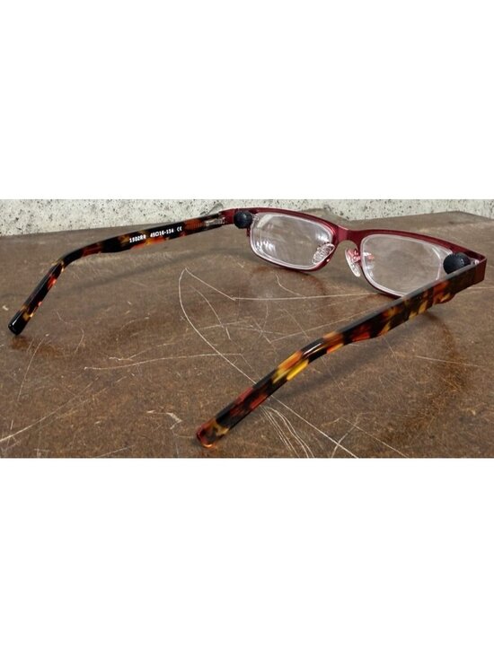 EYEJUSTERS Self-Adjustable Reading Glasses 1502RR Red Tortoise 49-16-134 main image 8